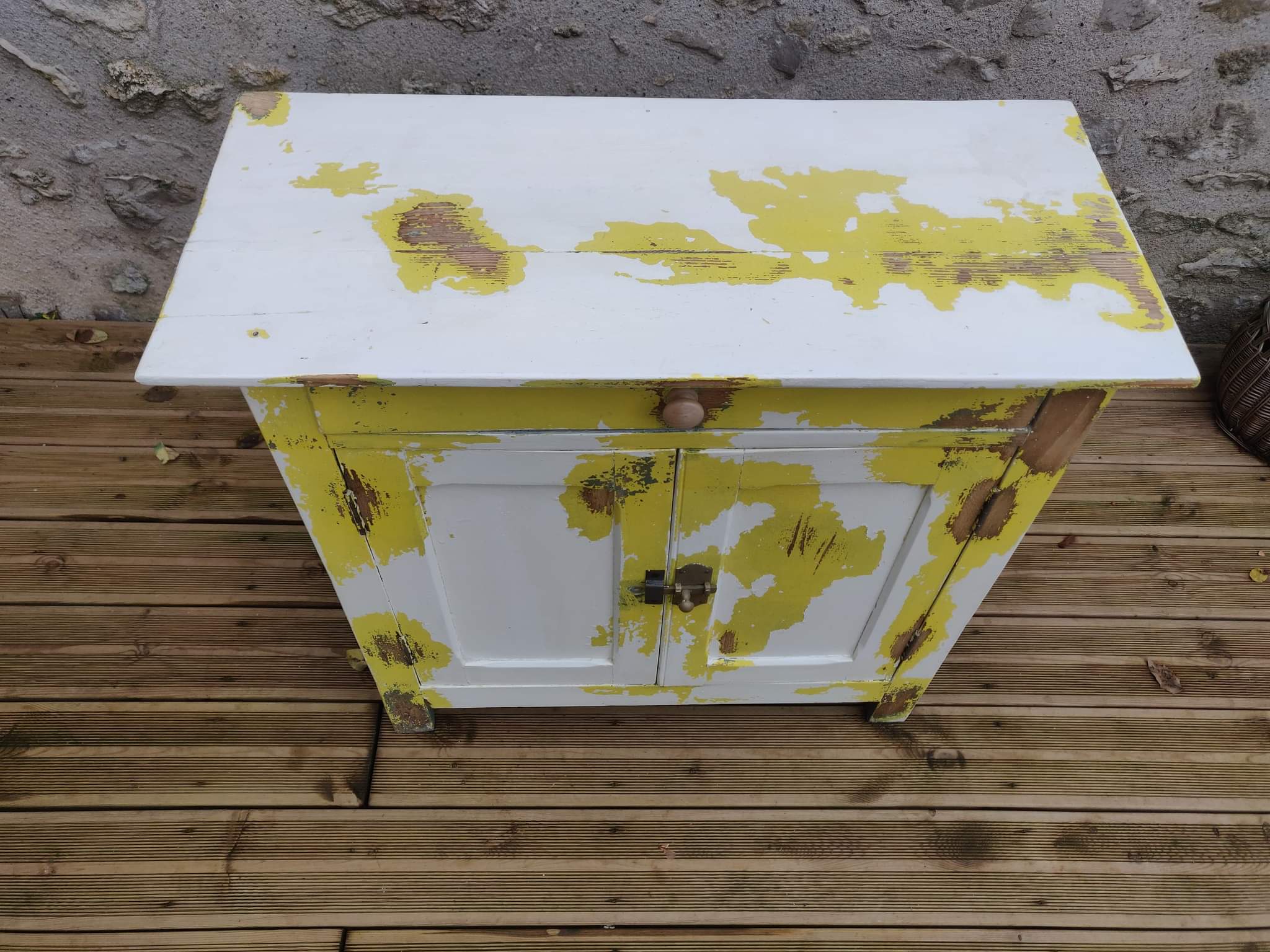 Old patinated Parisian buffet