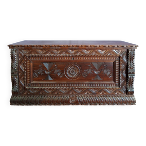 Coffre en bois, coffre