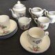 Antique toy porcelain dinette 1960s