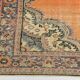 Green & Orange Turkish Vintage Rug, 182x286Cm