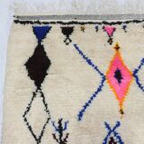 Handmade wool Berber rug 310 X 207 CM