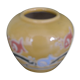 Small yellow fish vase