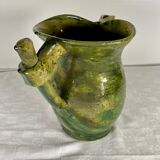 Glazed clay sangria pitcher