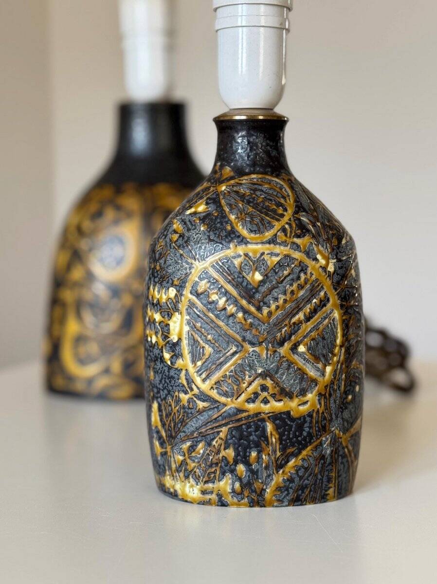 Lampe de table par Nils Thorsson pour Royal Copenhagen, années 1970.