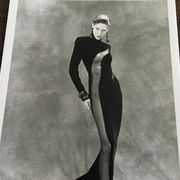 Illustration Pierre Balmain and his press fashion photography