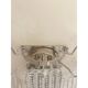 Contemporary Diamond Strips ”Listelli” Murano Glass Wall Sconce