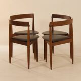 Roundette Dining Chairs by Hans Olsen for Frem Røjle, 1960s – Set of 4