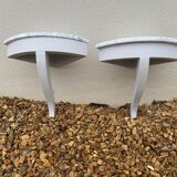 Corner console pair