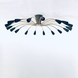 Sputnik 18-Arm Ceiling Lamp from Kaiser Leuchten, Germany, 1950s