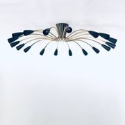 Sputnik 18-Arm Ceiling Lamp from Kaiser Leuchten, Germany, 1950s