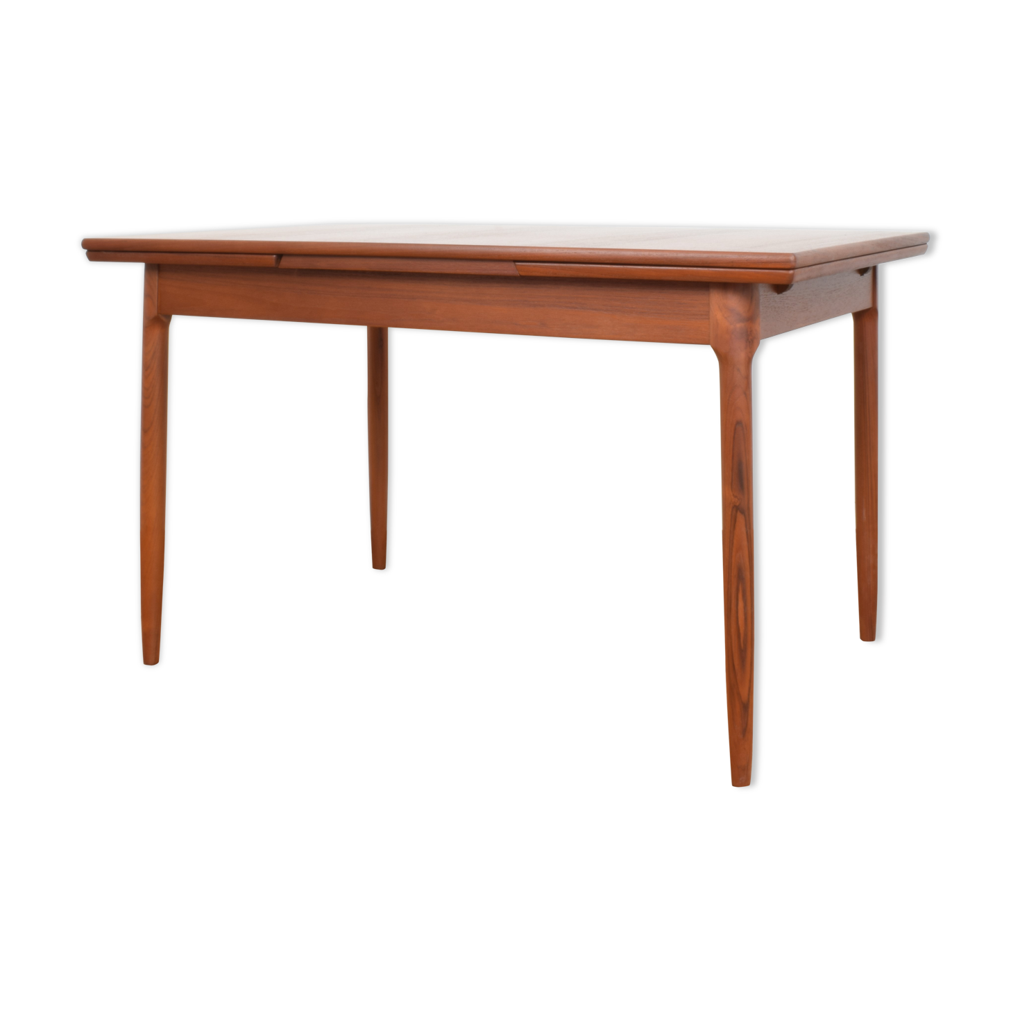 Mid-century danish teak extendable dining table, 1960s