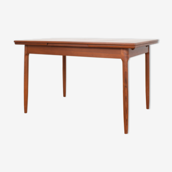 Mid-century danish teak extendable dining table, 1960s