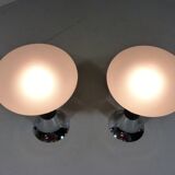 Set of 2 large Space Age table lamps 1960's
