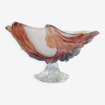 Glass stand bowl