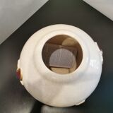 Longwy "papillons" ball vase