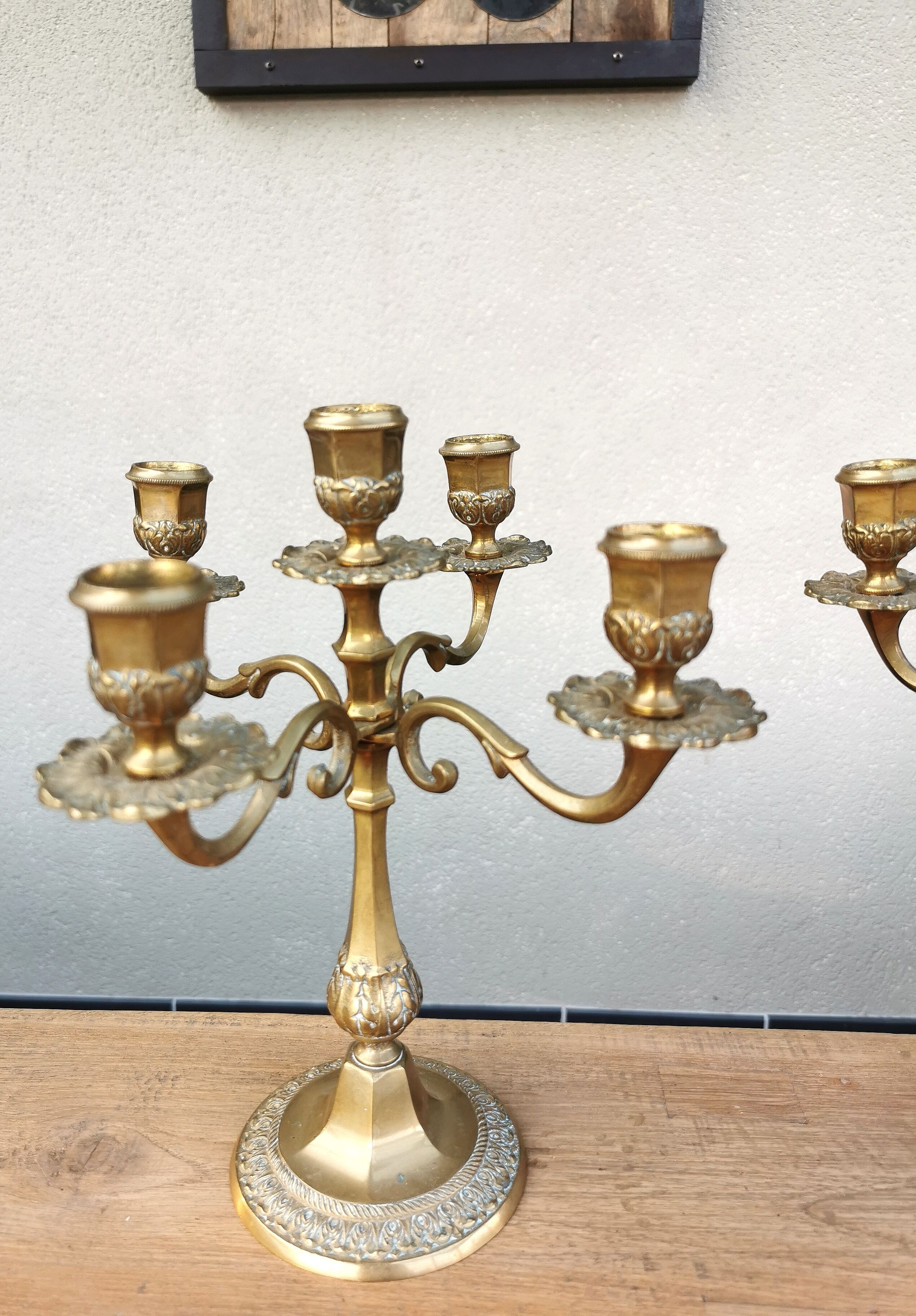 Paire de chandeliers