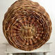 Raw wicker basket
