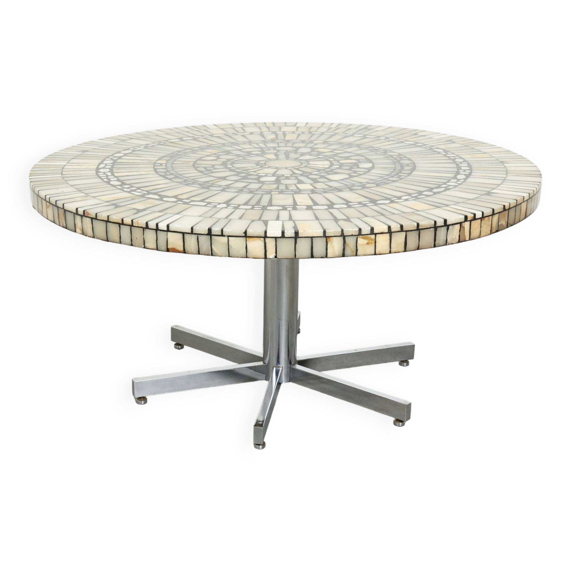 Mosiac marble coffee table by Heinz Lilienthal, 1960s