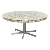 Mosiac marble coffee table by Heinz Lilienthal, 1960s