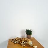Porcelain statue leopard vintage