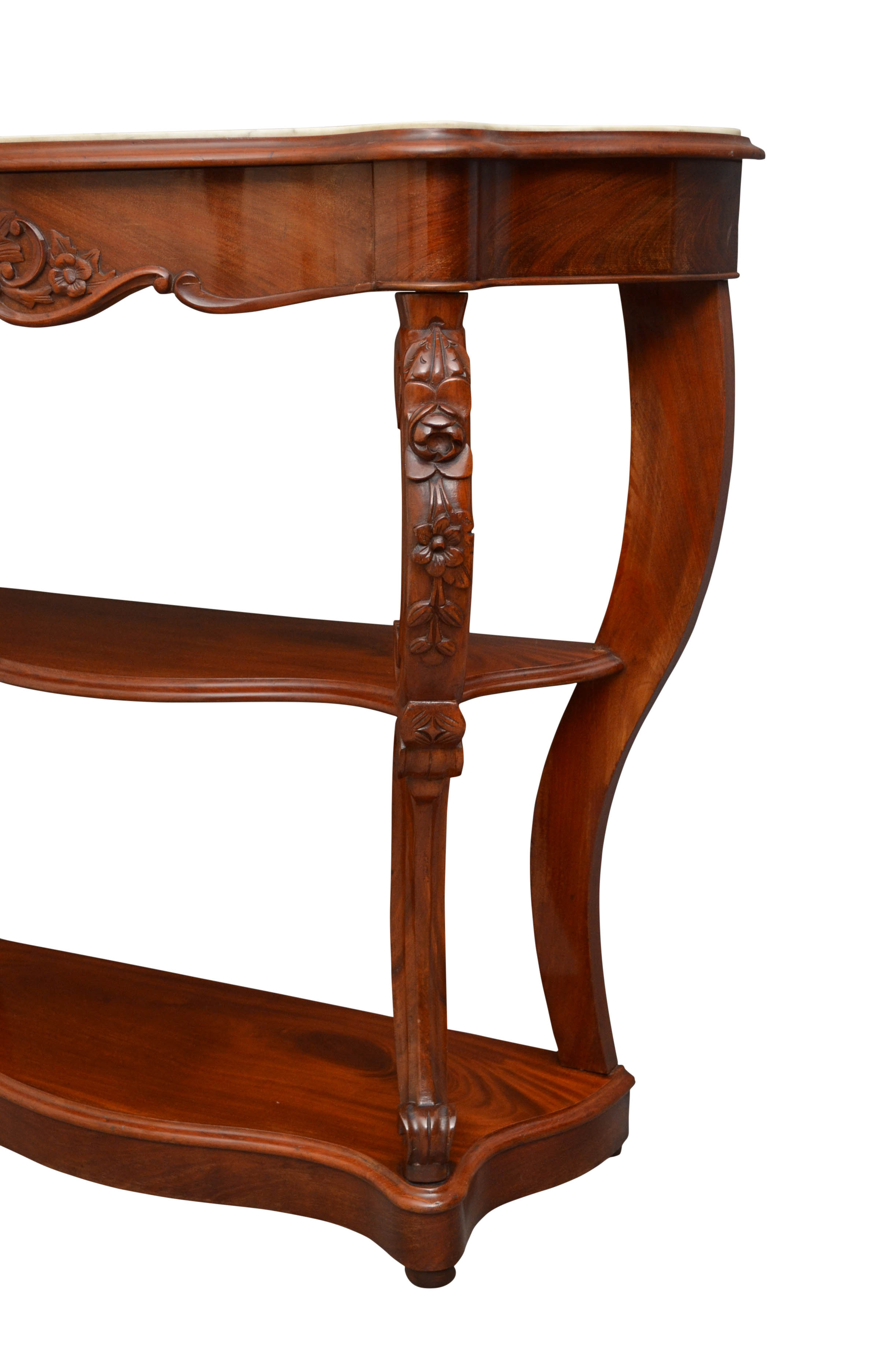 Victorian Period Mahogany Console Table