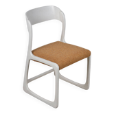 Chaise traineau Bauman blanche