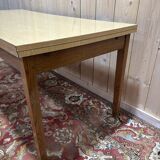 Oak and Formica dining table