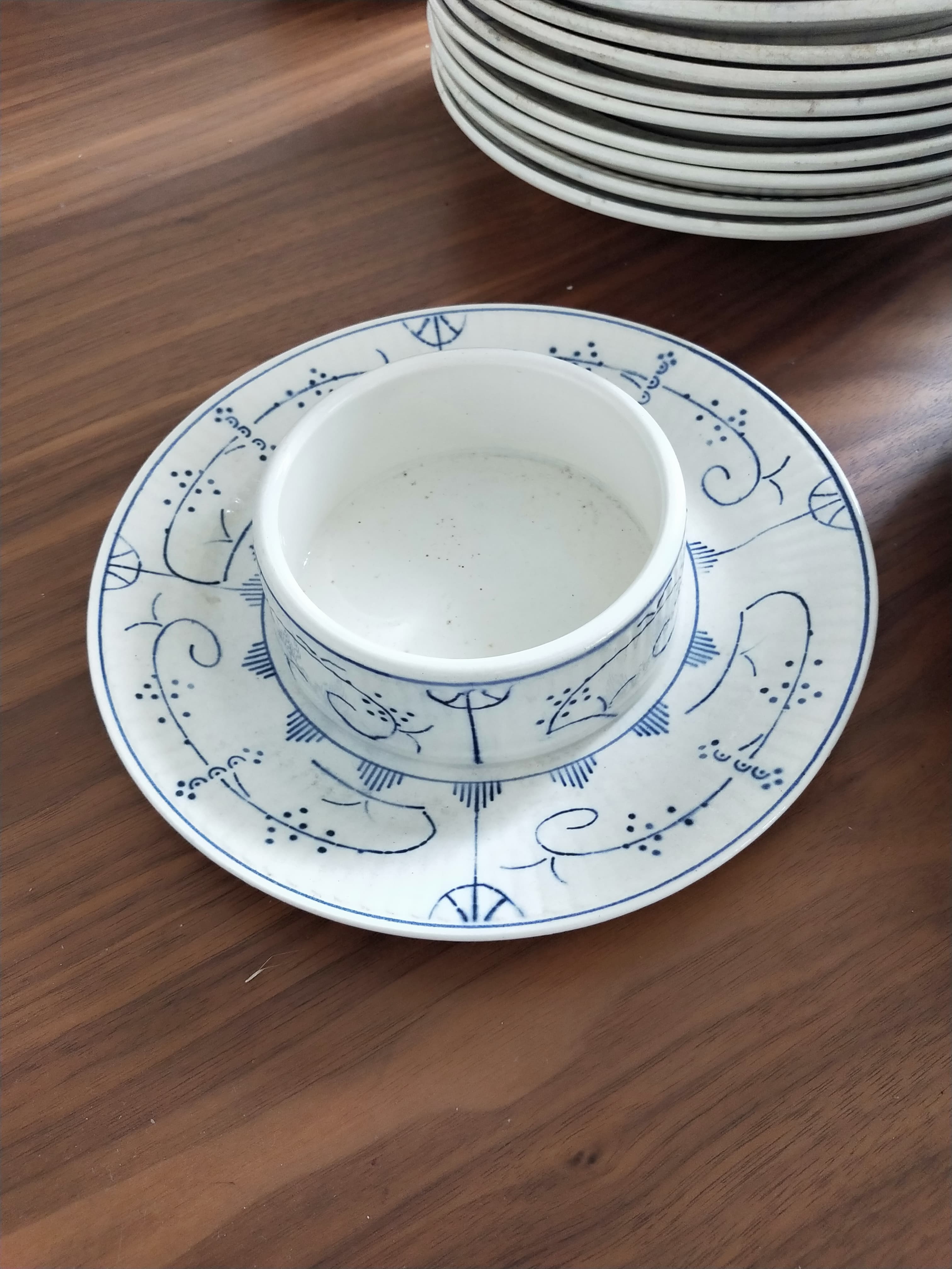 Copenhagen Boch la Louvière earthenware dishware service