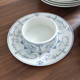 Copenhagen Boch la Louvière earthenware dishware service