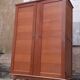 Vintage cabinet from the 50s in solid oak with compass feet