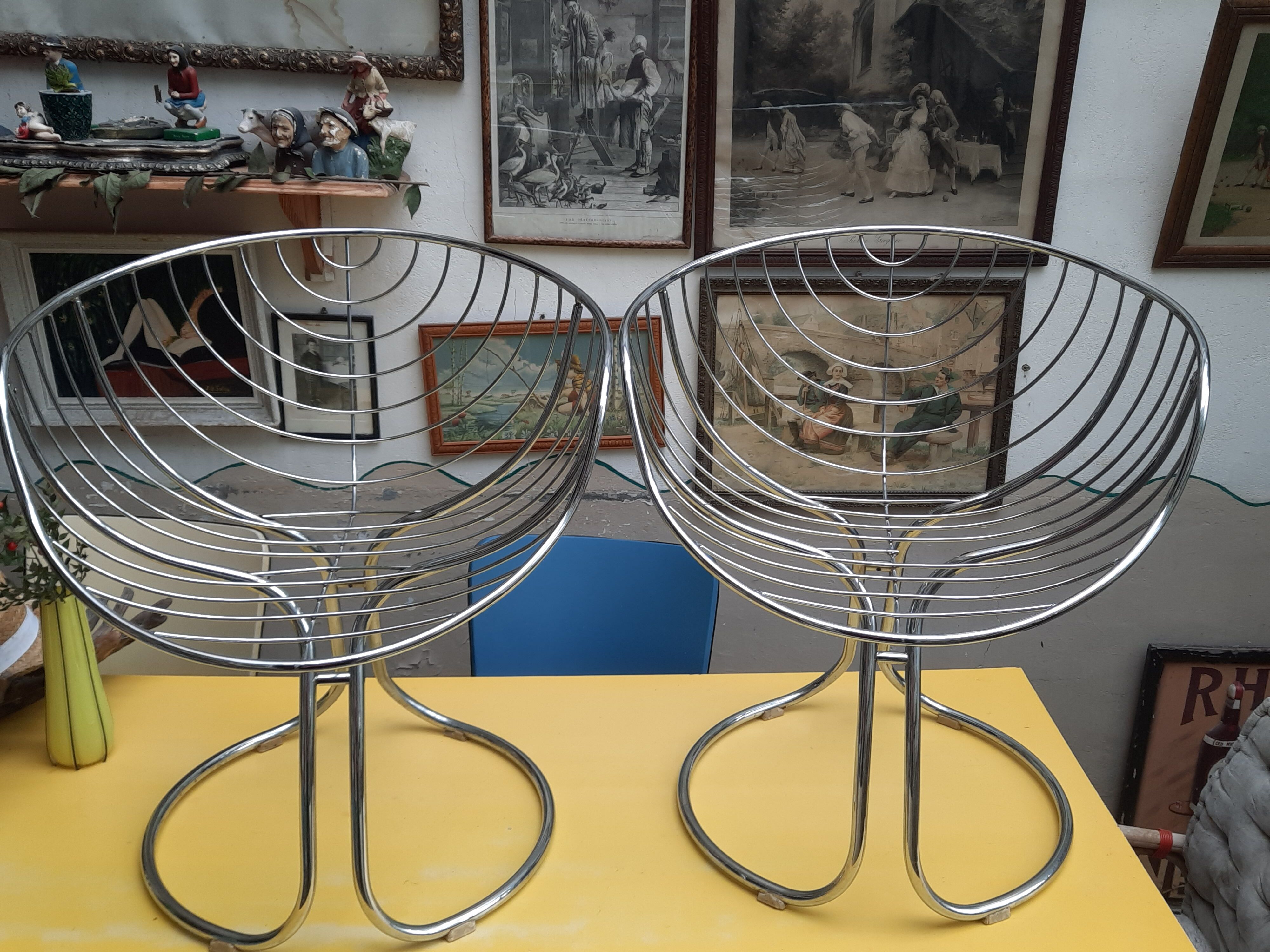 Pair of panam armchairs