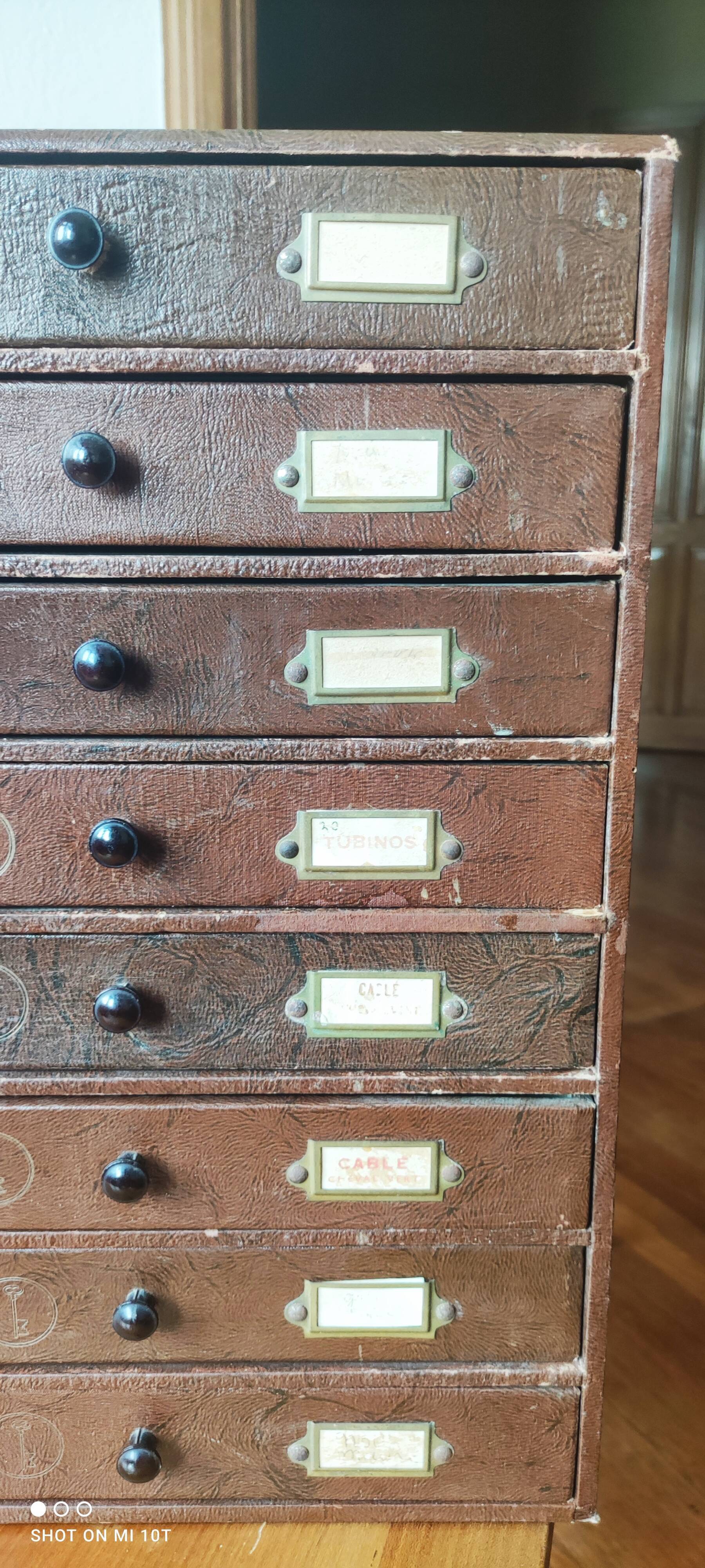 Old haberdashery furniture Thiriez & Cartier Bresson