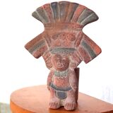 Anthropomorphic Mexican terracotta vase, 70s