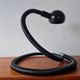 Large Black Adjustable Iconic Table Lamp Hebi, Isao Hosoe, Valenti Luce, 1970s