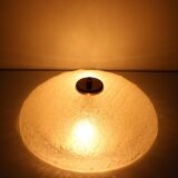 All Glass Table Lamp by Valasske Mezirici, 1960s, Czechoslovakia