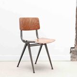 Friso Kramer style chair in oak and grey