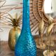 Carafe Empoli bleue turquoise