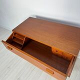 Commode secrétaire en teck danois vintage des années 1960 par Børge Mogensen