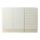 Expressive chest of drawers set by interlübke, 1960s, white, vintage