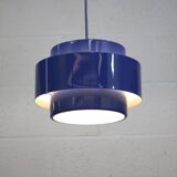 Iconic blue Jo Hammerborg vintage lamp | Fog & Morup | Model Juno