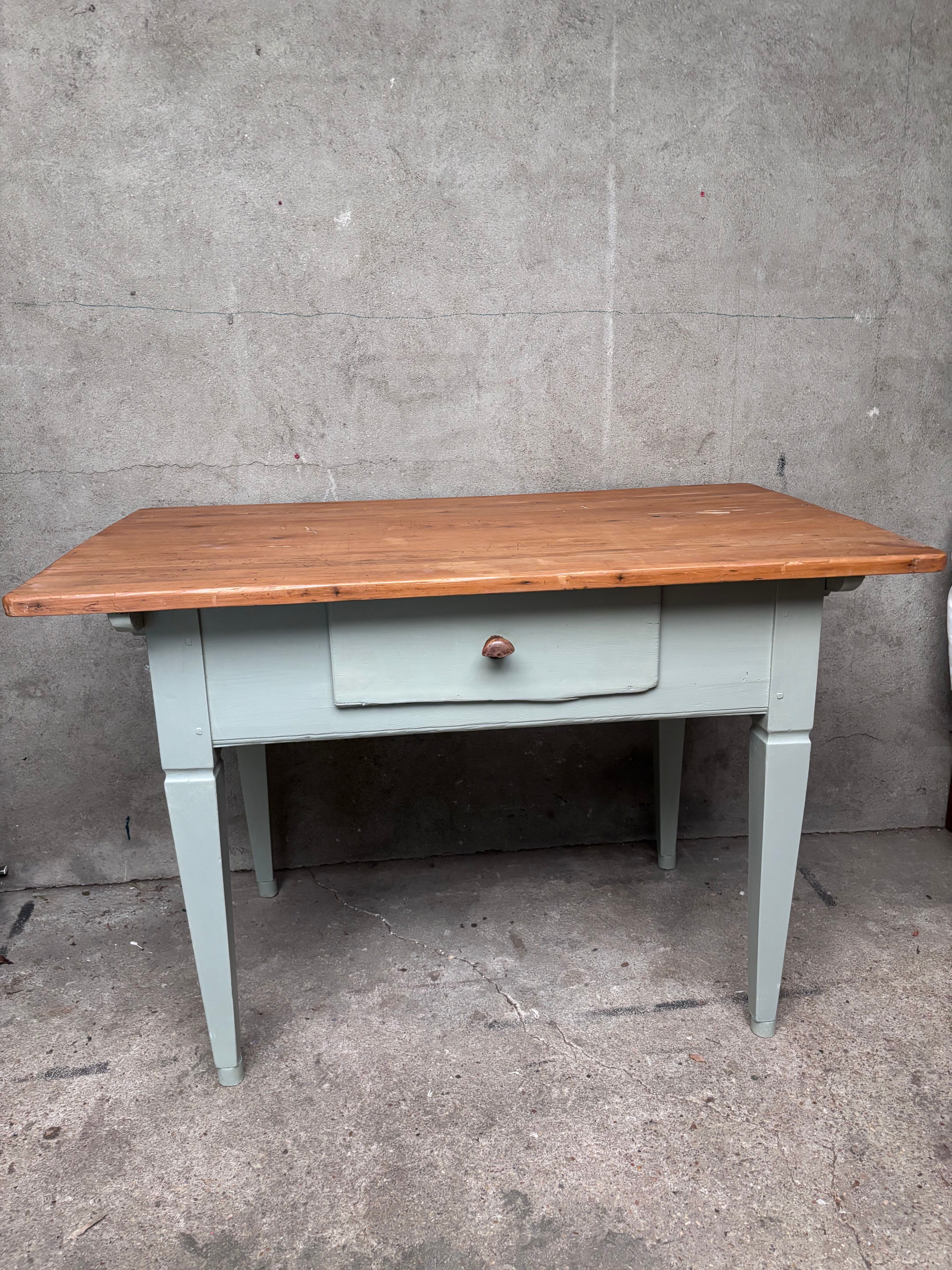 Farm table or kitchen table or desk