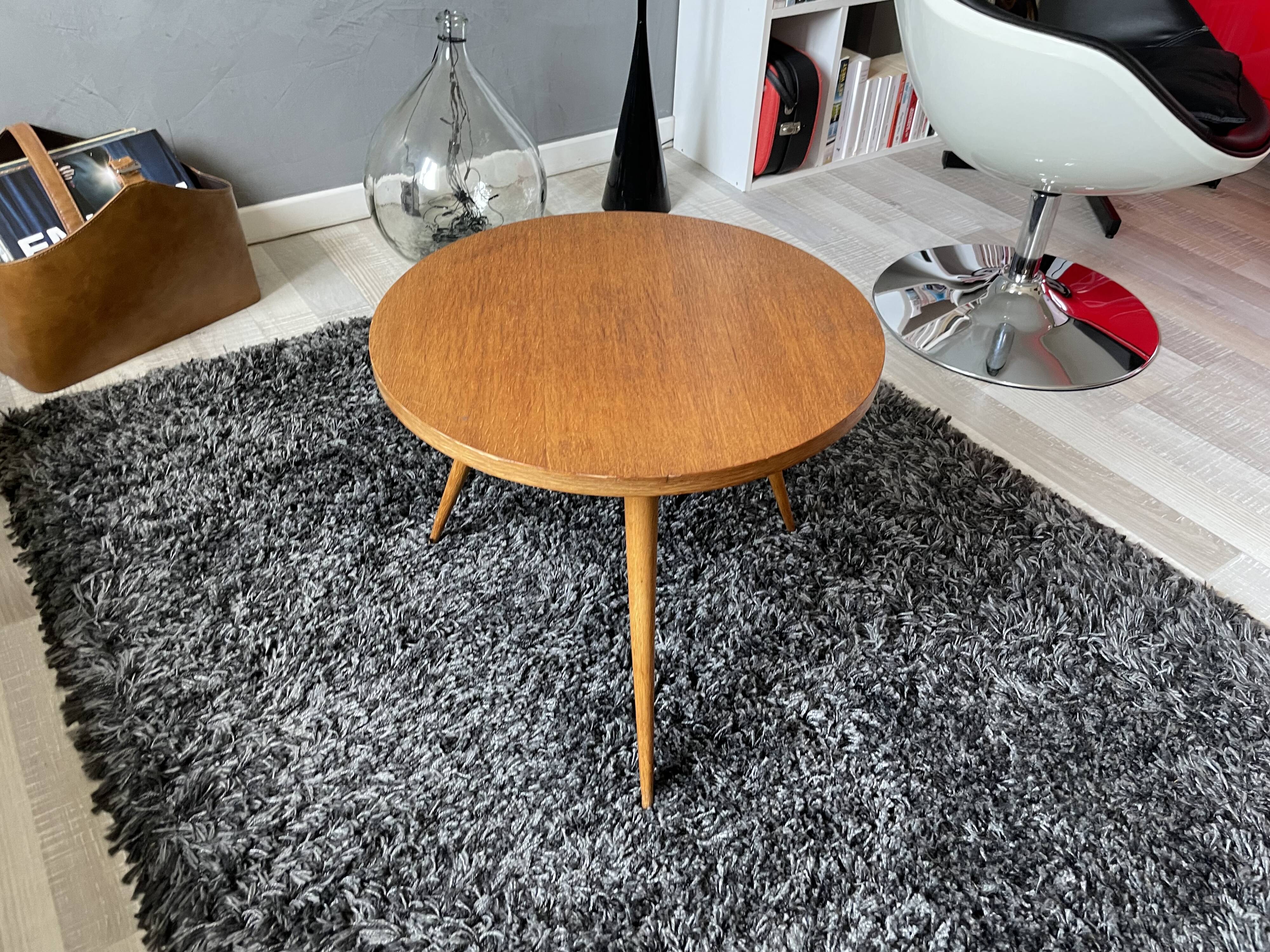 Tripod coffee table 50s