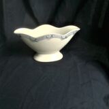 Saucière Orchies with blue edging
