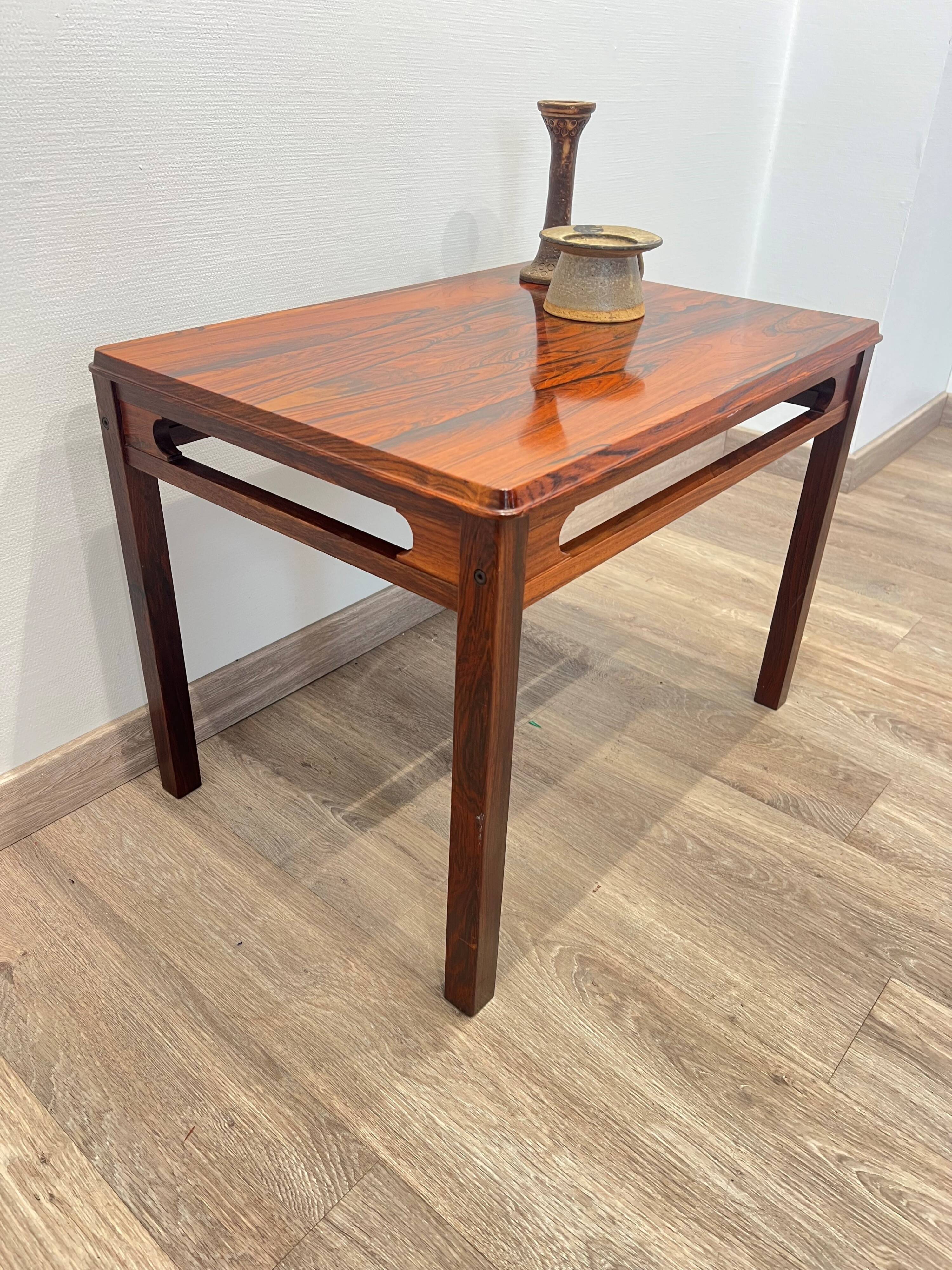 Coffee table in rosewood by Rasmus Solberg