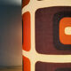 Lampshade Philadelphia H45 D35 - seventies fabric