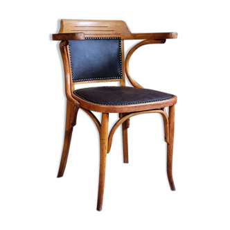 Fauteuil de bureau Baumann, sellerie Pégamoïd