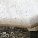 Vintage travertine coffee table