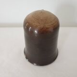 Zoomorphic ceramic candle holder / tealight holder Owl Signed Jean Yves Chevilly