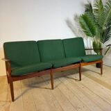 Vintage three-seater canapé by Svend Aage Eriksen for Glostrup Møbelfabrik – Danish design from the 1960s.