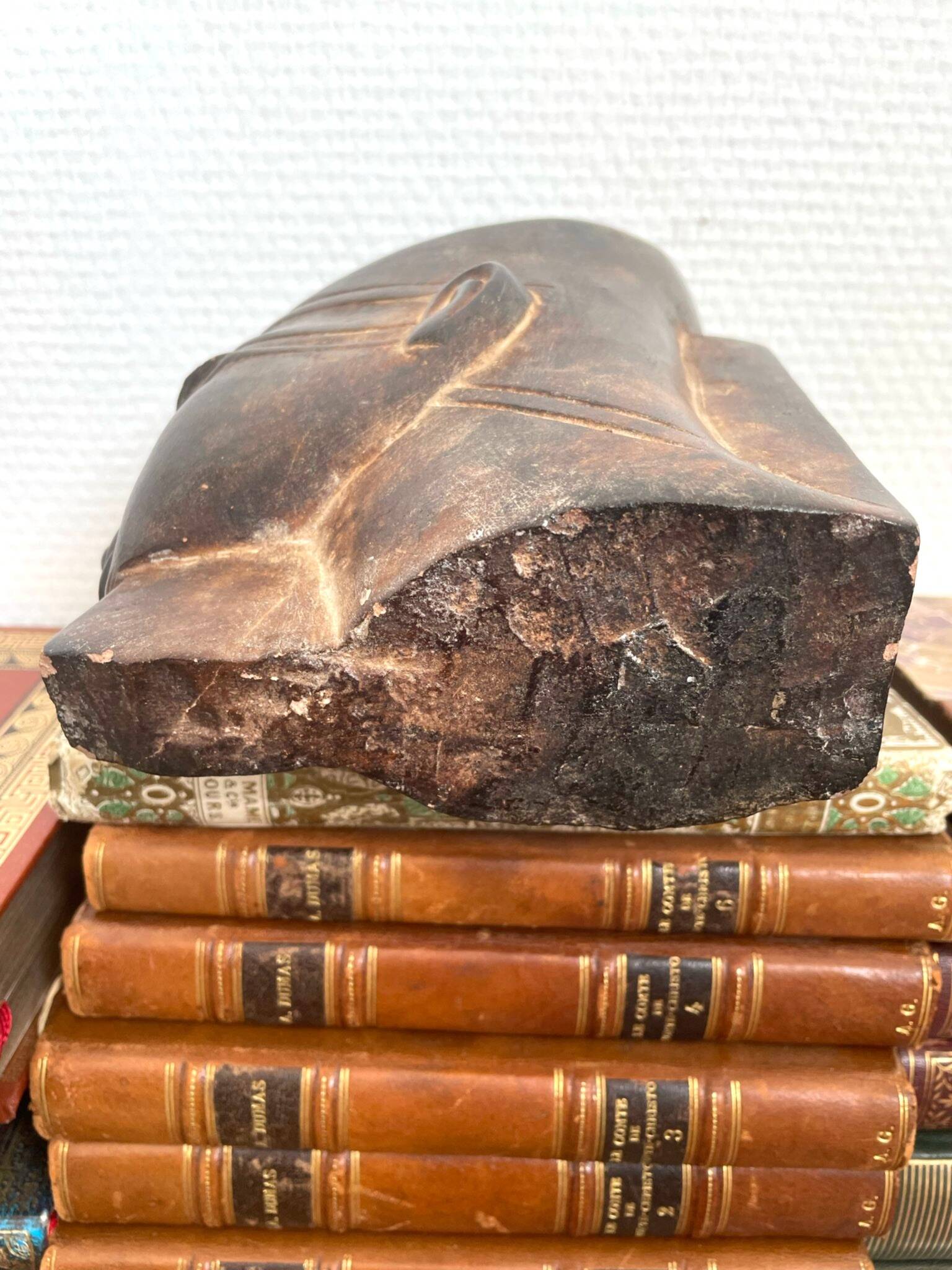 Egyptian sculpture, head / bust of pharaoh